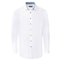 NOBEL LEAGUE® Pánska košeľa „Slim Fit', biela (44)