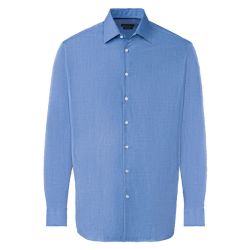 NOBEL LEAGUE® Pánska košeľa „Slim Fit', modrá (42)