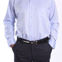 Pánska vzorovaná košeľa 'PRESENZA' - bledomodro-fialová