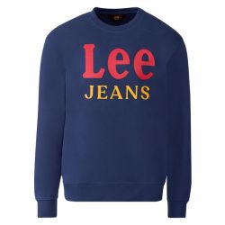 Lee Pánsky sveter Jeans Crew (M, navy modrá)