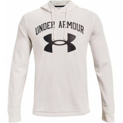 Under Armour Rival Terry Big Logo HD Onyx White - L