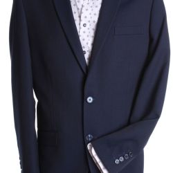 Pánsky oblek BEN (v. 182 cm) - modrý