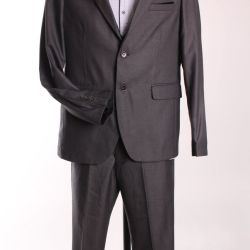 Pánsky oblek FRAPPOLI s vestou (6010) - sivý