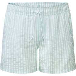 LIVERGY® Pánske šortky na kúpanie (L, biela/modrá)