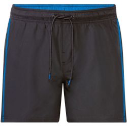LIVERGY® Pánske šortky na kúpanie (L, čierna/modrá)