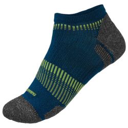 CRIVIT® Pánske bežecké ponožky (41/42, modrá/limetková)