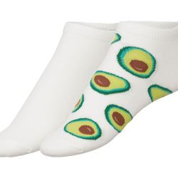 Dámske/Pánske členkové ponožky, 2 páry (39/42, avokádo)