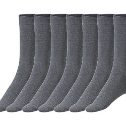 LIVERGY® Pánske ponožky BIO, 7 párov (39/42, sivá)