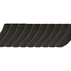 LIVERGY® Pánske ponožky, 10 párov (39/42, čierna)