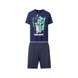 Pánske krátke pyžamo (L (52/54), modrá/navy modrá)