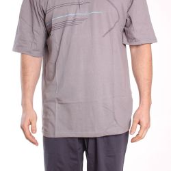 Pánske letné pyžamo DEVELOP 1015 - sivé