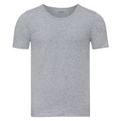 LIVERGY® Pánske tričko s biobavlnou (L, sivá)