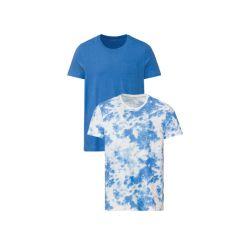 LIVERGY® Pánske tričko, 2 kusy (XL (56/58), modrá)