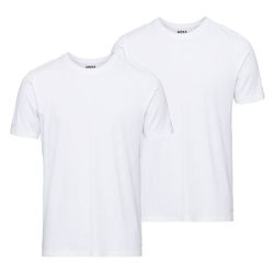 MEXX Pánske tričko, 2 kusy (XXL, biela/okrúhly výstrih)