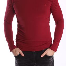 Pánske elastické tričko -MJ-1- červené