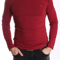 Pánske elastické tričko -MJ-2 - červené