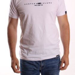 Pánske elastické tričko REDDOWN (034-475) - biele