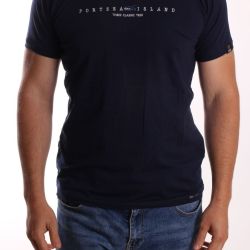 Pánske elastické tričko REDDOWN (034-475) - tmavomodré