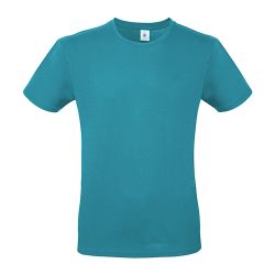 Pánske tričko B&C Barva: Real Turquoise, Velikost: M