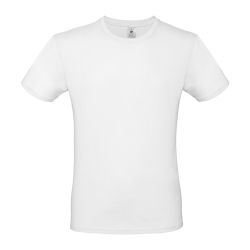 Pánske tričko B&C Barva: White, Velikost: XS