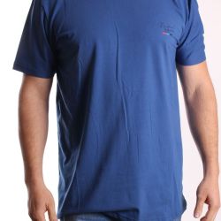 Pánske tričko elastické SML-STYLE - modré
