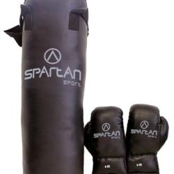 Boxovací set Spartan rukavice + pytel 8 kg