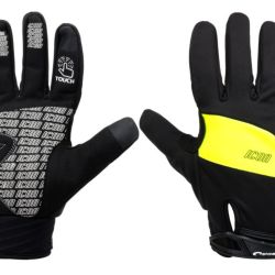 Cyklistické rukavice SPOKEY Icon čierno-žlté