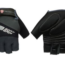 Cyklo rukavice POLEDNIK Soft Grip pánske veľkosť XL - čierne