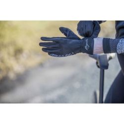 Dámske cyklistické rukavice Rogelli Storm, 010.655. čierne