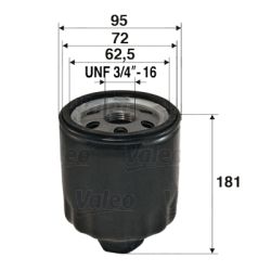 VALEO Olejový filter 586056